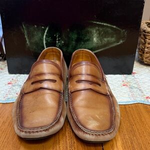 Mens Tan Drivers by Magnanni